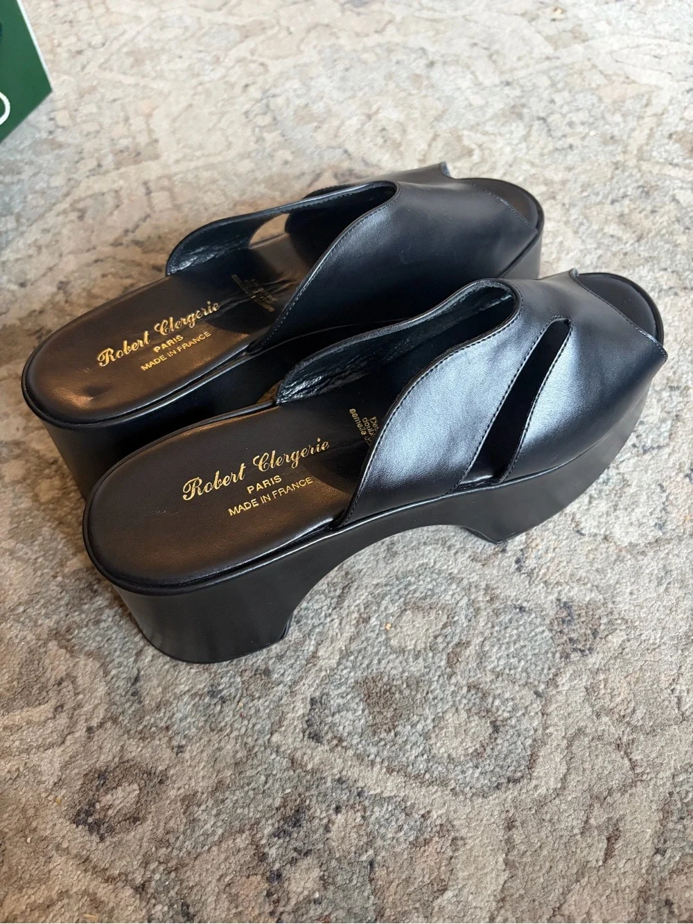 Black Robert Clergerie Platforms, size 9